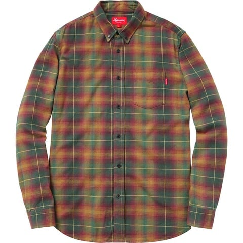 Supreme Shadow Plaid Flannel Shirt - Colorway