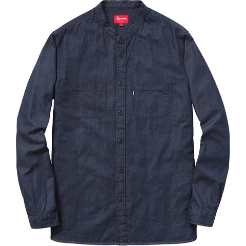Supreme Denim Band Collar Shirt - Colorway