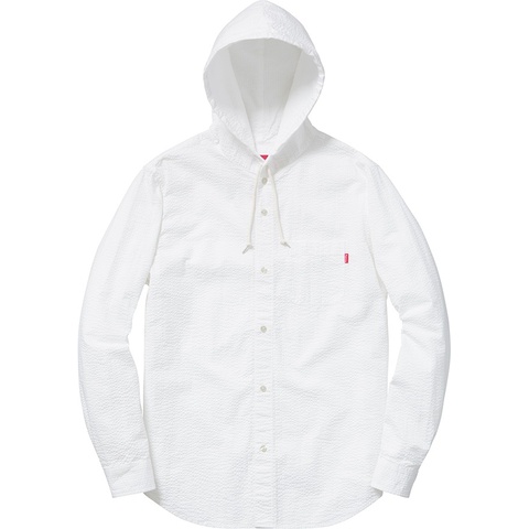 Supreme Hooded Seersucker Shirt - Colorway
