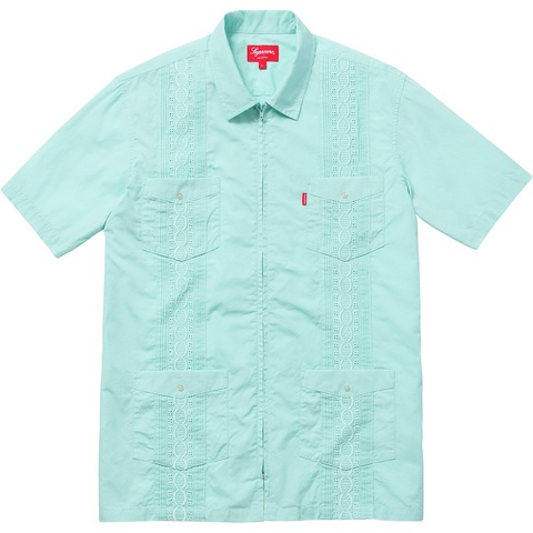 Supreme Zip Front Guayabera Shirt - Colorway
