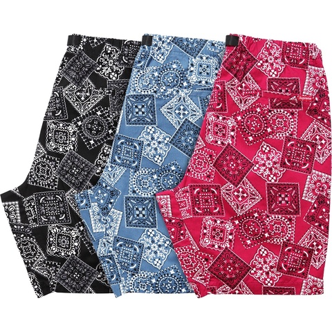 Supreme Bandana Belted Short