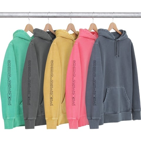 Supreme Over Dyed Hooded Sweatshirt