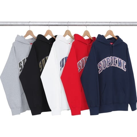 Chrome Arc Hooded Sweatshirt - spring/summer 2015 - Supreme
