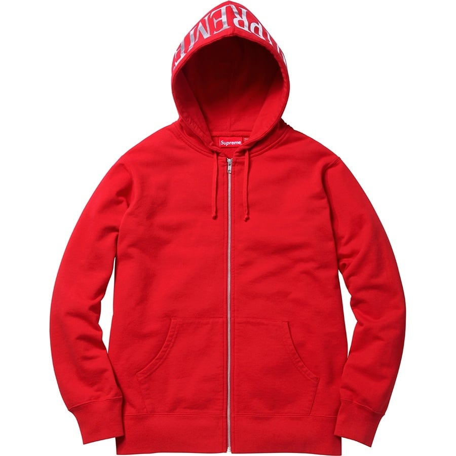 Supreme Hooded Foil Logo Zip Up (SS15)
