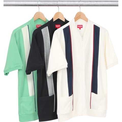 Supreme Zip Front Terry Cardigan