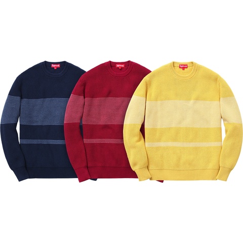 Supreme Tonal Stripe Crewneck Sweater