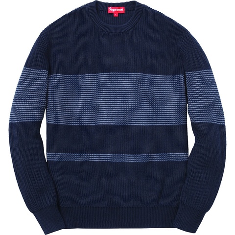 Supreme Tonal Stripe Crewneck Sweater - Colorway