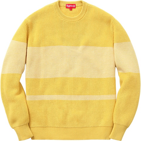 Supreme Tonal Stripe Crewneck Sweater - Colorway