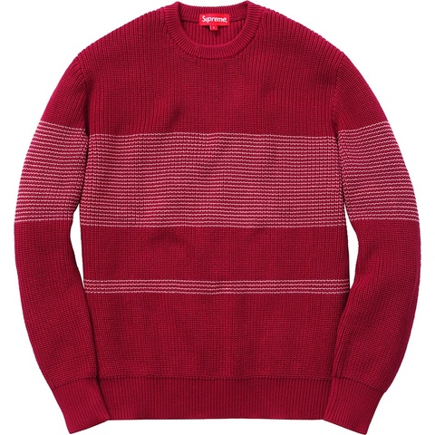 Supreme Tonal Stripe Crewneck Sweater - Colorway