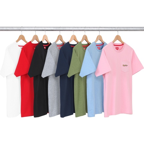 Supreme Embroidered Pocket Tee