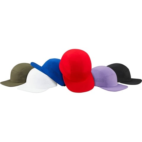 Supreme Perforated Logo Camp Cap