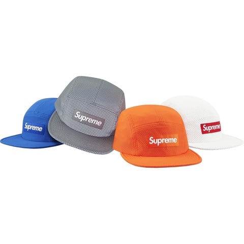 Supreme Perforated Reflective Camp Cap