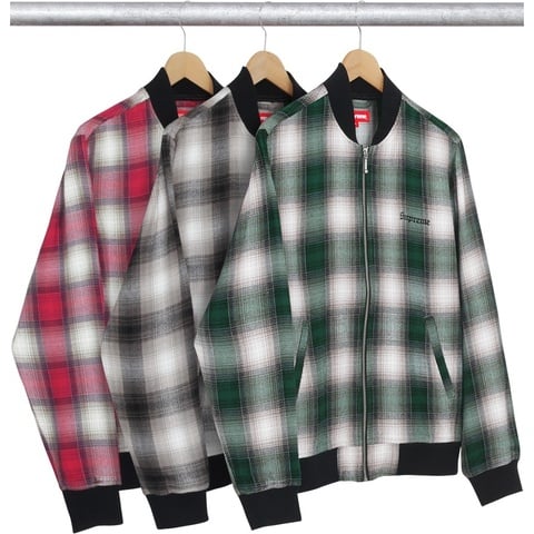 Supreme Shadow Plaid Bomber
