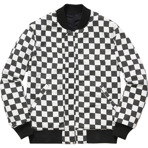 Reversible Checkered MA-1 - spring/summer 2016 - Supreme