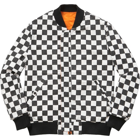 Reversible Checkered MA-1 - spring/summer 2016 - Supreme