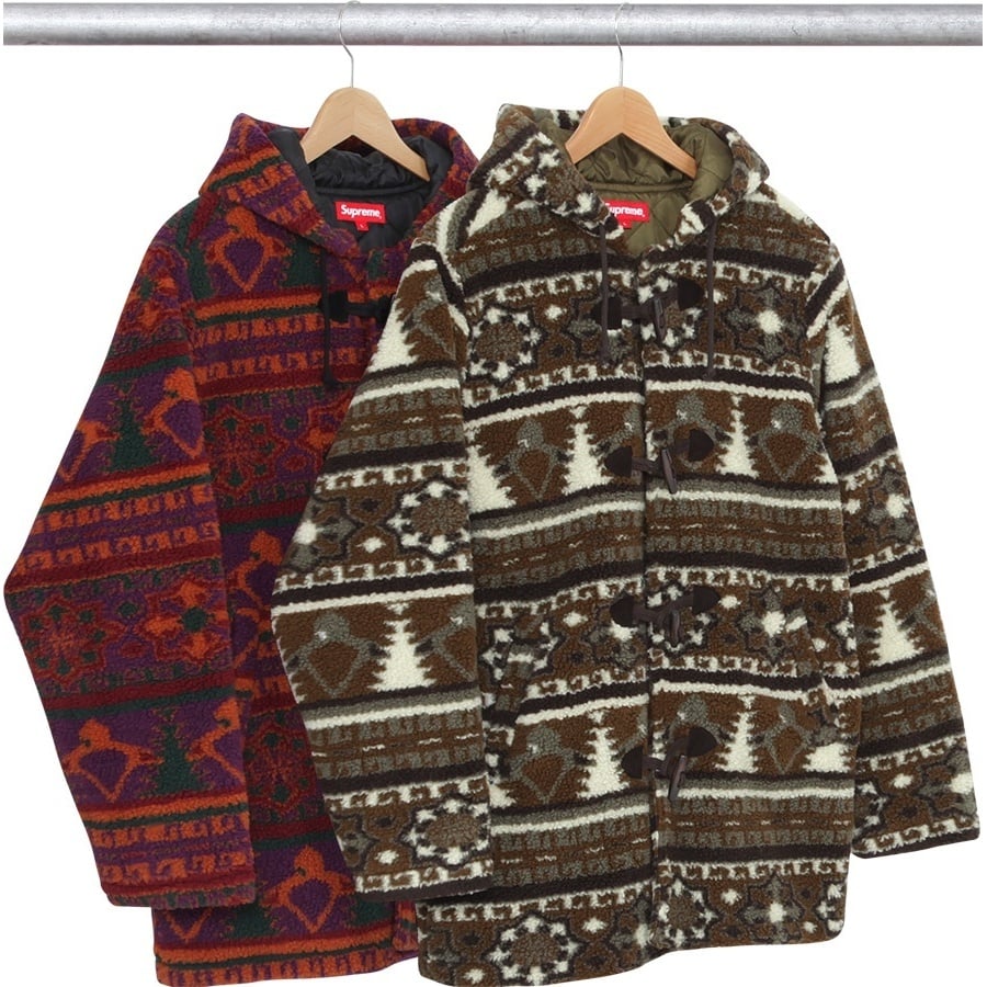 すぐるSupreme  flake Toggle Jacket Sherpa Fleece Toggle Jacket - spring/summer 2016 - Supreme