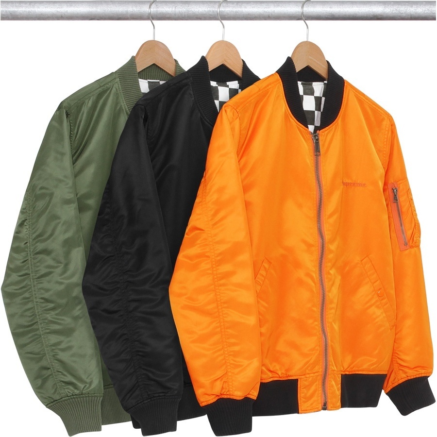 Reversible Checkered MA-1 - spring/summer 2016 - Supreme