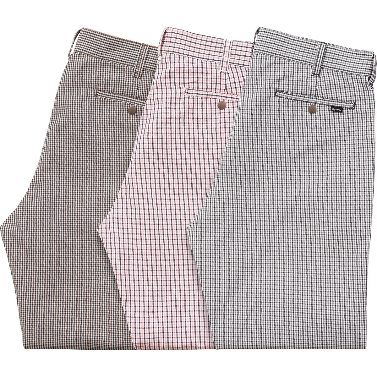 Supreme Mini Check Work Pant (spring/summer 2016)