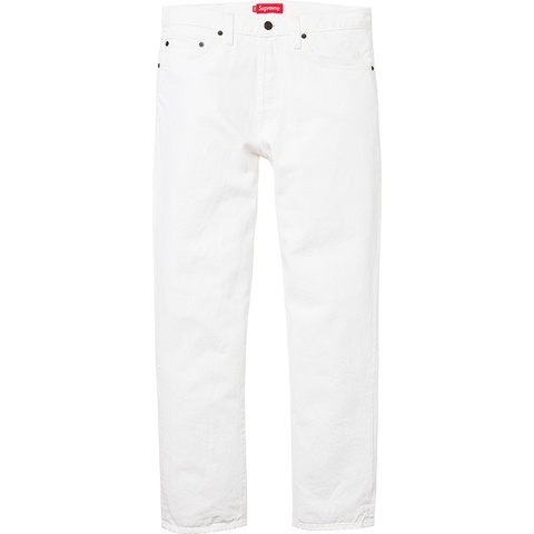 Supreme White Slim Jean - Colorway