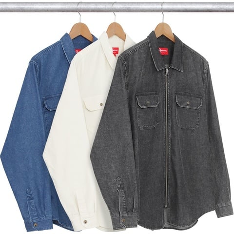 Supreme Denim Zip Shirt