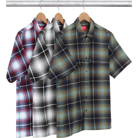 Supreme S/S Plaid Flannel Shirt