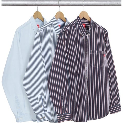 Supreme Striped Denim Shirt