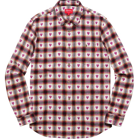 Supreme Hearts Plaid Flannel Shirt - Colorway