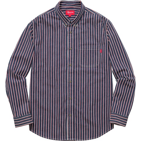 Supreme Striped Denim Shirt - Colorway