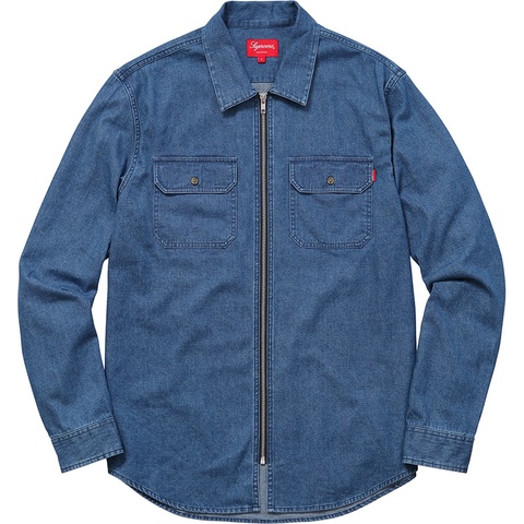 Supreme Denim Zip Shirt - Colorway