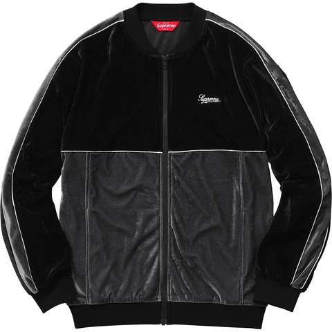 Supreme 2-Tone Velour Zip Up Sweat