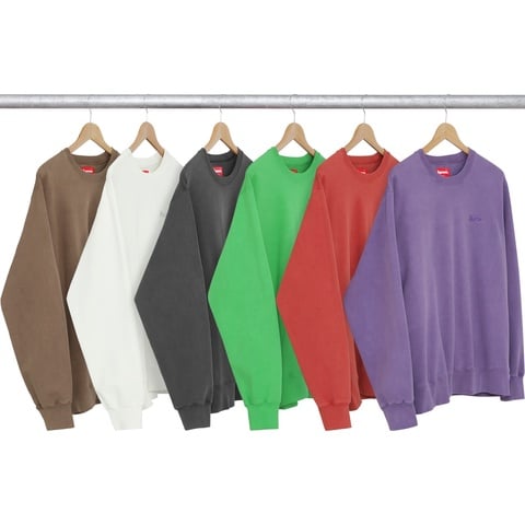Supreme Embroidered Overdyed Crewneck 