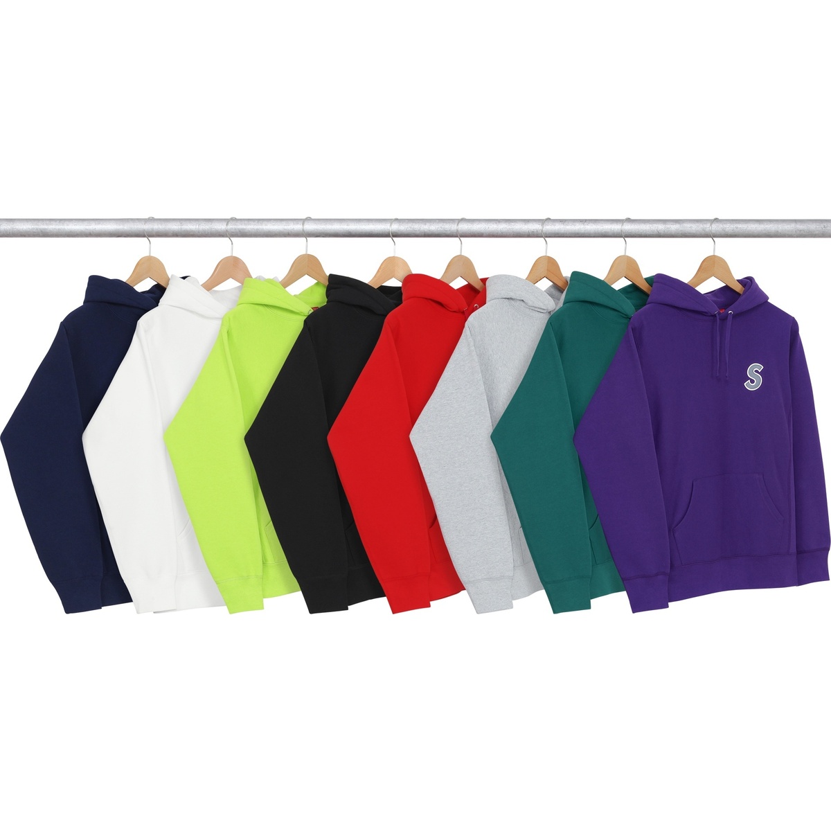 Supreme 3M® Reflective S Logo Hooded Sweatshirt (spring/summer 2016)