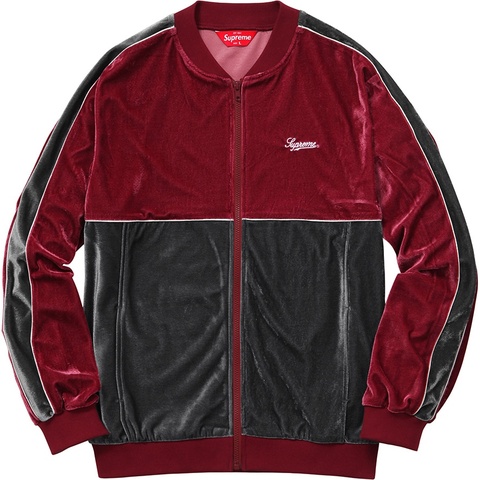 Supreme 2-Tone Velour Zip Up Sweat - Colorway