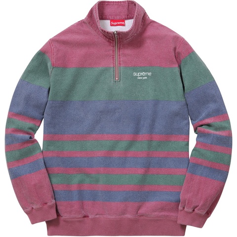 Supreme Printed Stripe Half Zip Sweat - Colorway