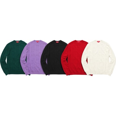Supreme Jacquard Sweater