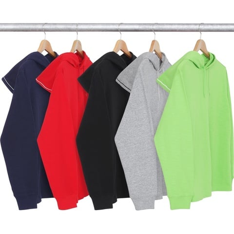 Supreme Hooded Stripe L/S Top