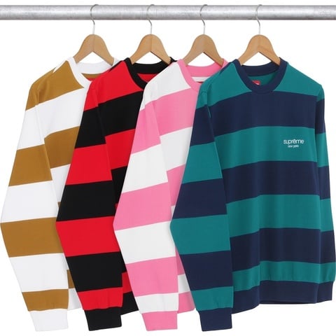 Supreme 17SS Cotton Pique Crewneck M ロンT 3223075b85c8439697dfb4faae9c5d