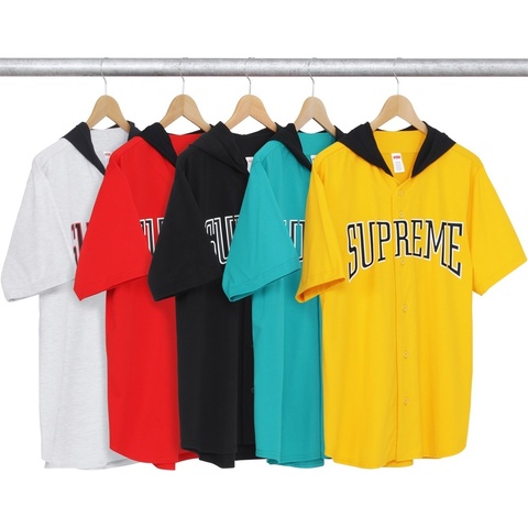 Supreme Hooded Baseball Top