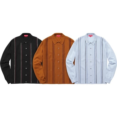 Striped Polo Sweater - spring/summer 2016 - Supreme
