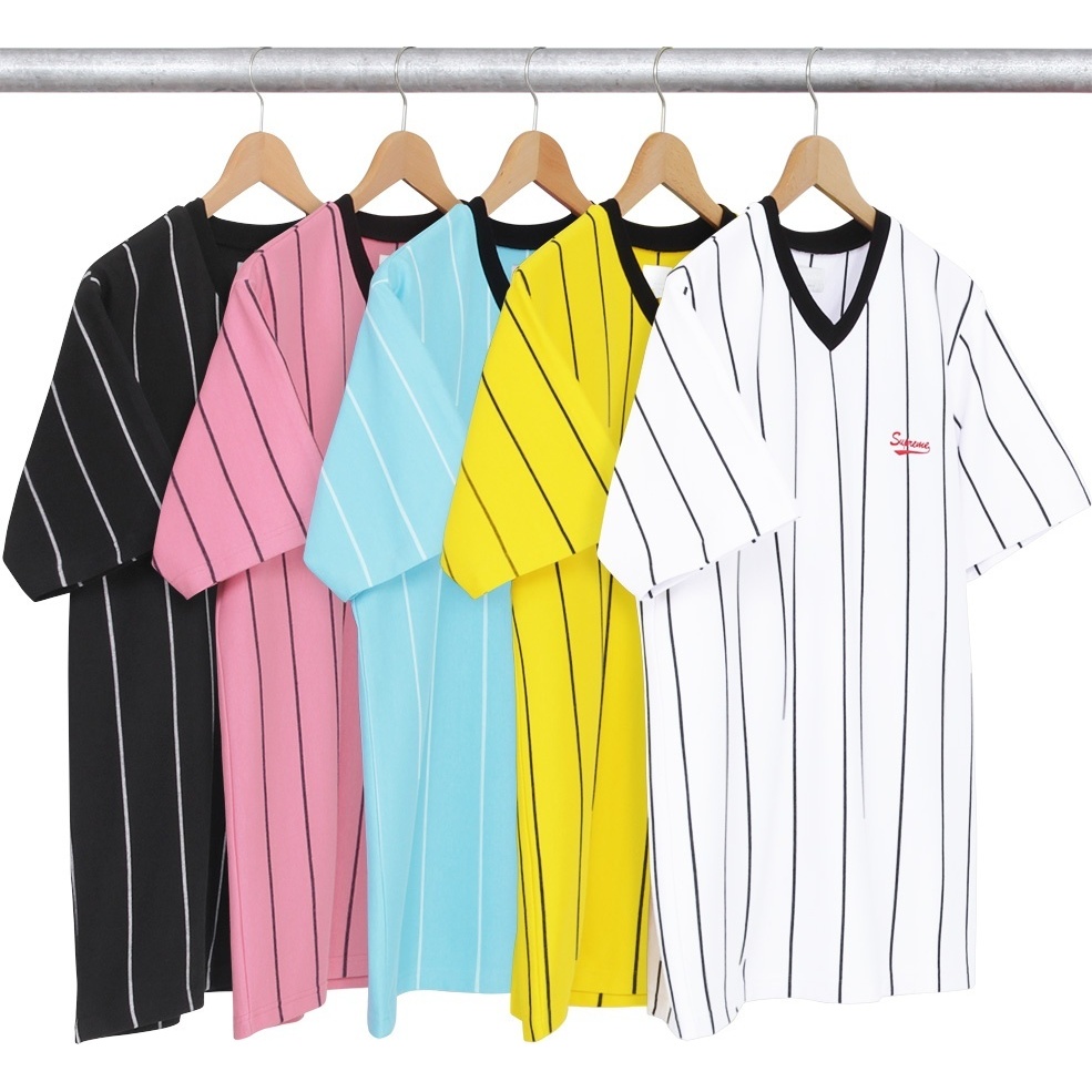 Supreme Pinstripe Soccer Top (spring/summer 2016)