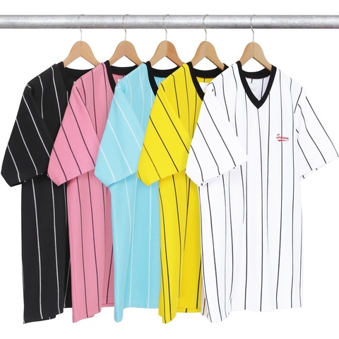 Supreme Pinstripe Soccer Top