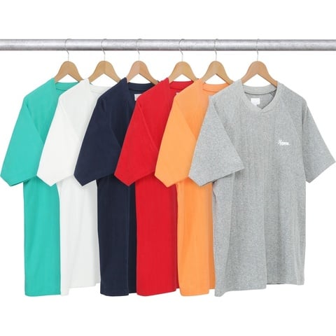 Supreme Striped Terry Raglan Top