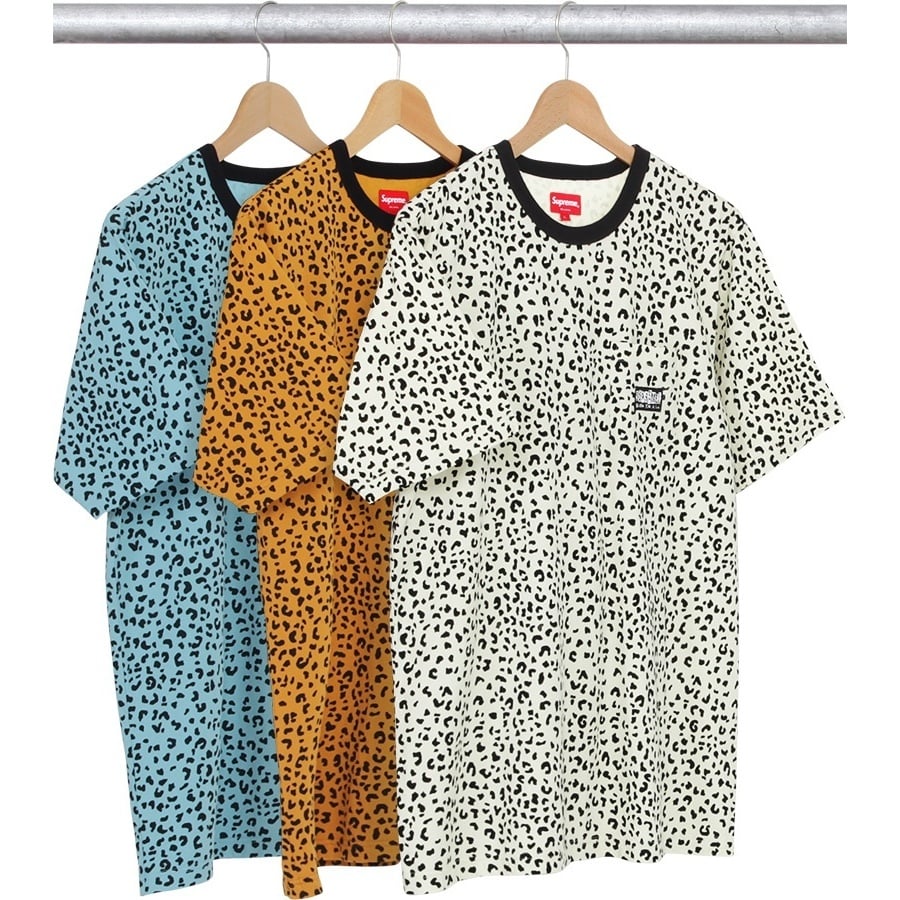 Supreme Leopard Pocket Tee (spring/summer 2016)