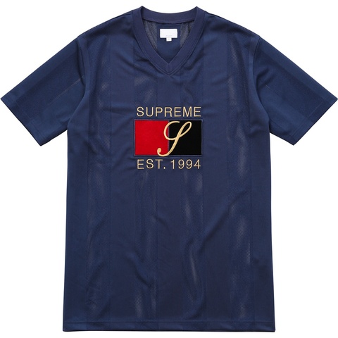 Supreme Velvet Logo Mesh Stripe Top - Colorway