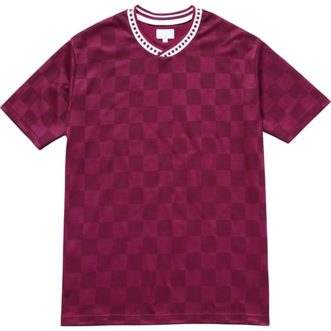 Supreme Checker Soccer Jersey - Colorway