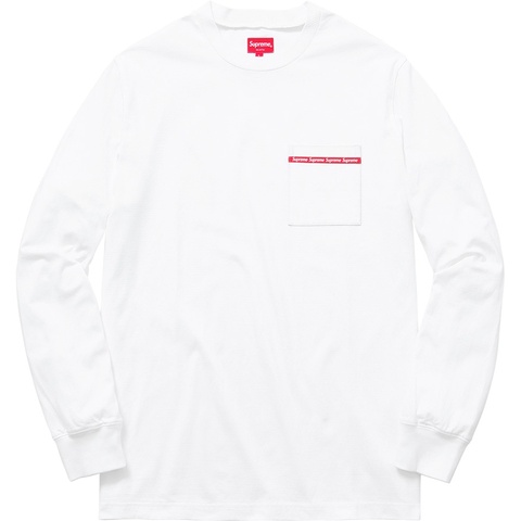 Supreme Woven Tape L/S Pocket Tee - Colorway