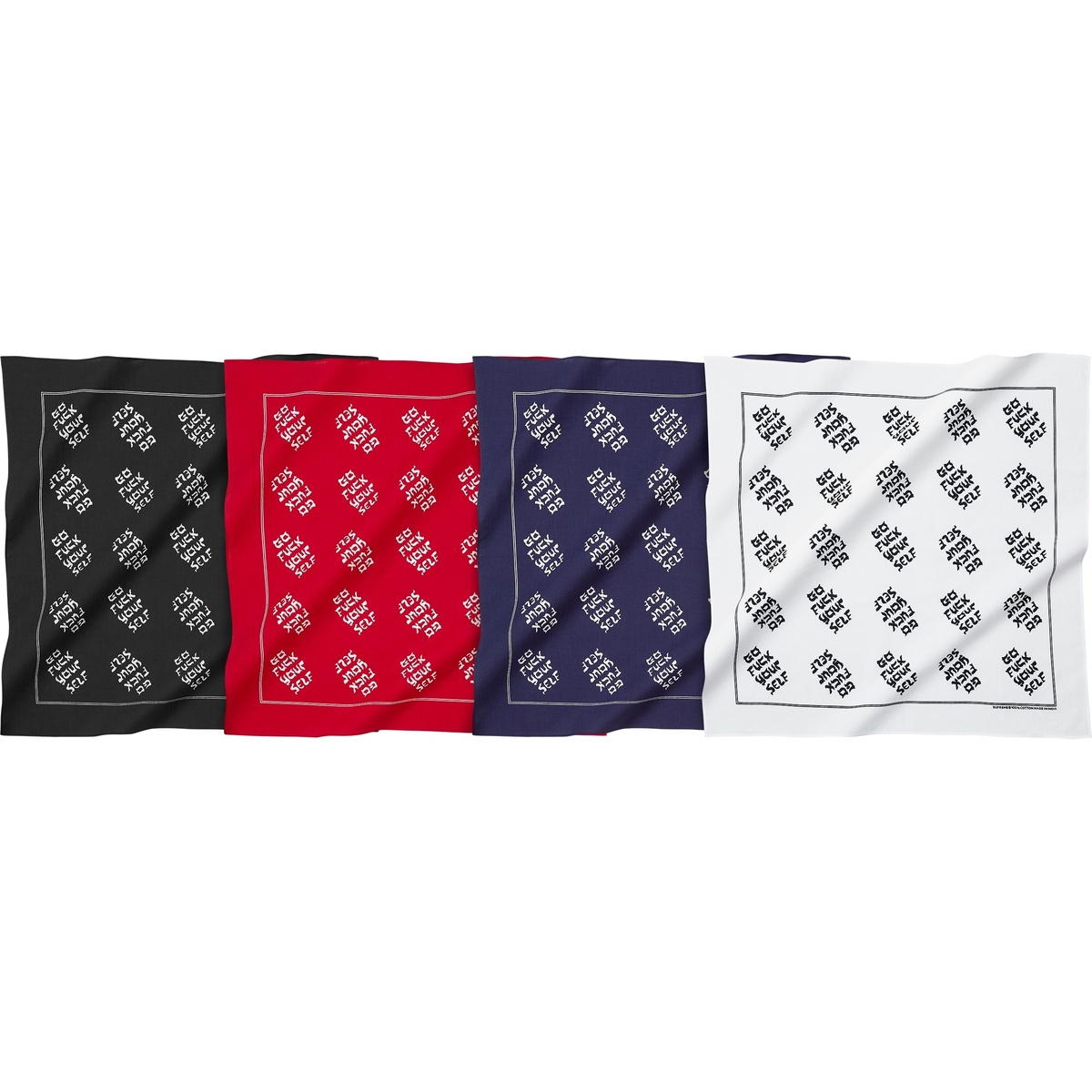 Supreme Go Fuck Yourself Bandana (spring/summer 2017) - $18.00