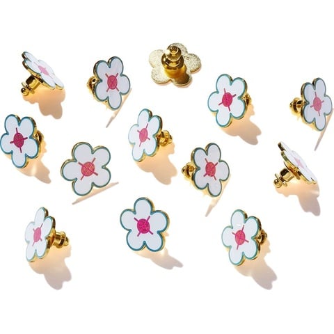 Supreme Flower Pin - $8.00