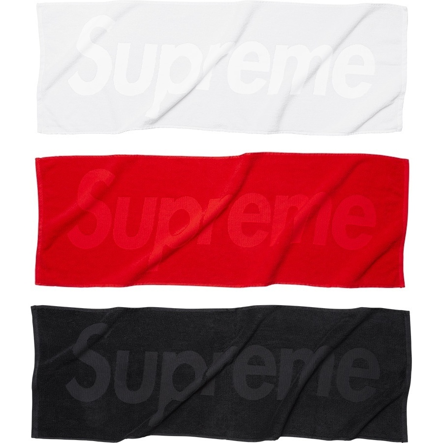 Supreme Terry Logo Hand Towel (spring/summer 2017) - $34.00
