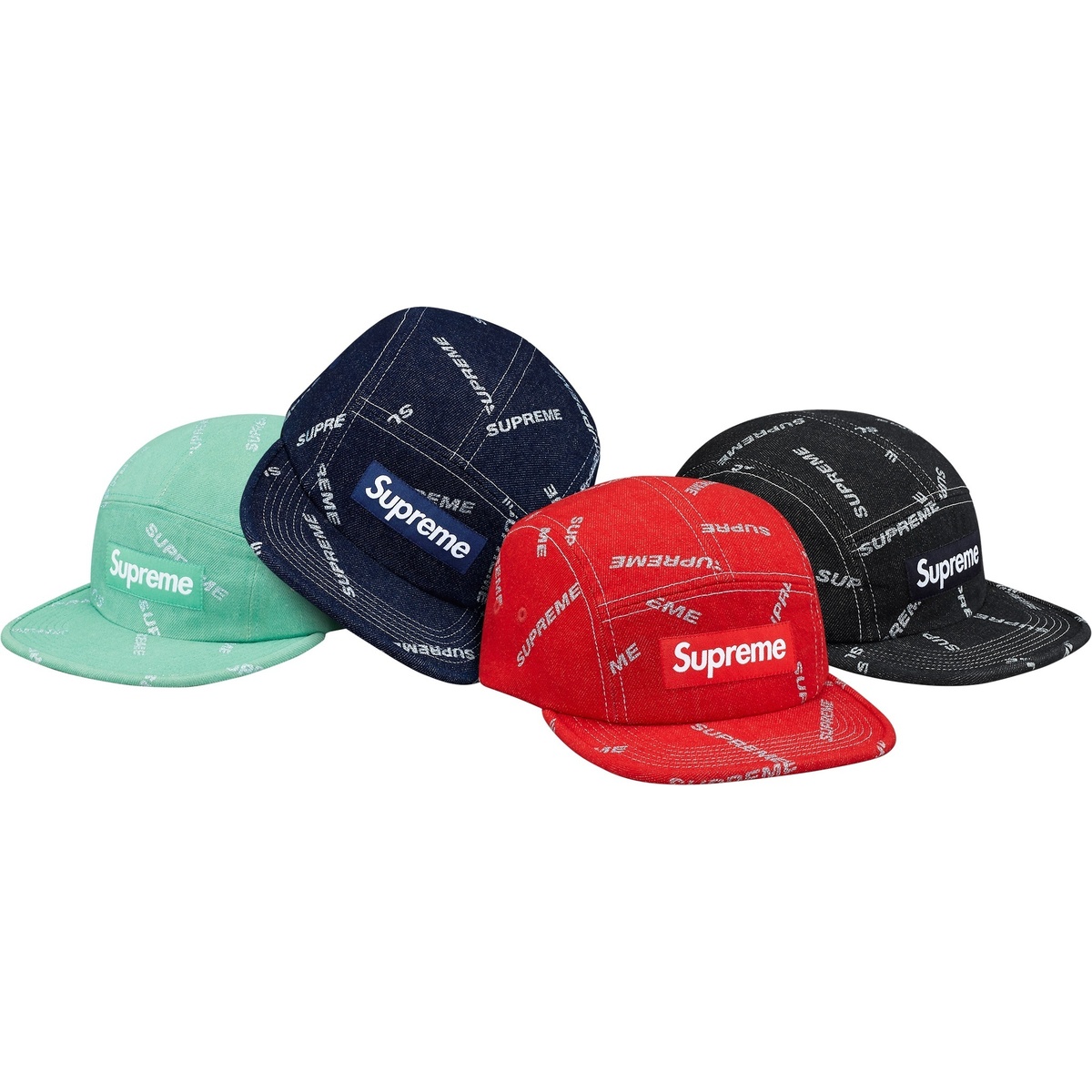 Denim Logo Camp Cap - spring/summer 2017 - Supreme